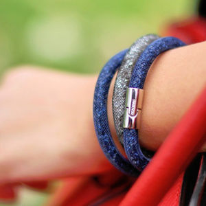 Swarovski Stardust Blue Double Bracelet